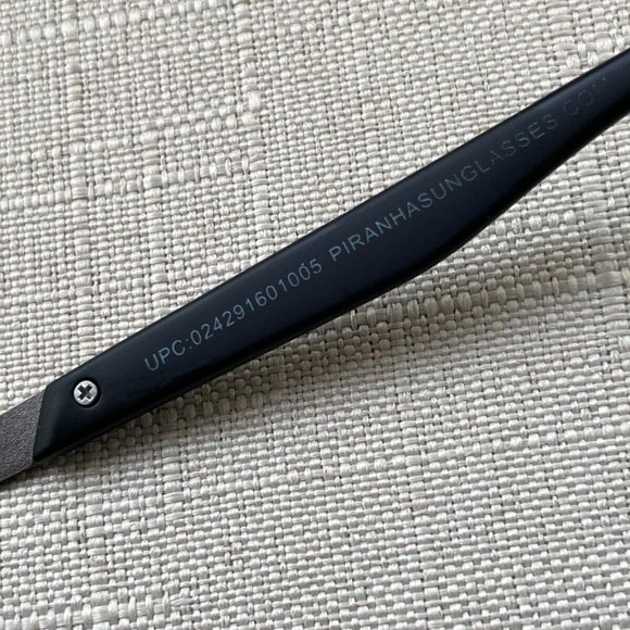 Piranha Men Sunglasses Black Tone Frame Eye Wear Shade PC105 Unisex Sunglasses - Picture 9 of 12